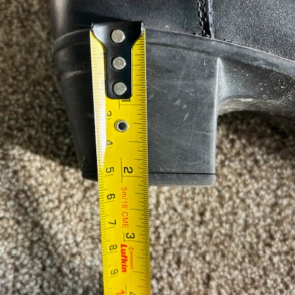 Clarks knee high black leather boots, WIDE CALF, 9.5 M - Picture 5 of 10